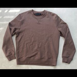 Everlane Sweatshirt Uniform Crew  Brown Mens Unisex Size L